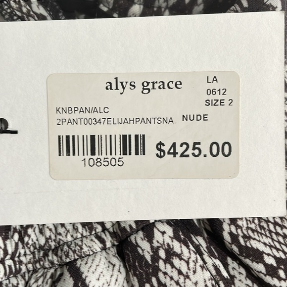 A.L.C. NWT pull on python dress pant - Picture 8 of 11